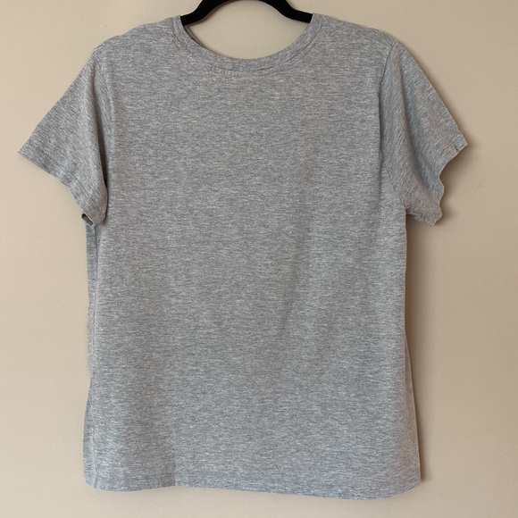 [L] Champion Short Sleeve T-shirt with Logo | Gray - Picture 2 of 5